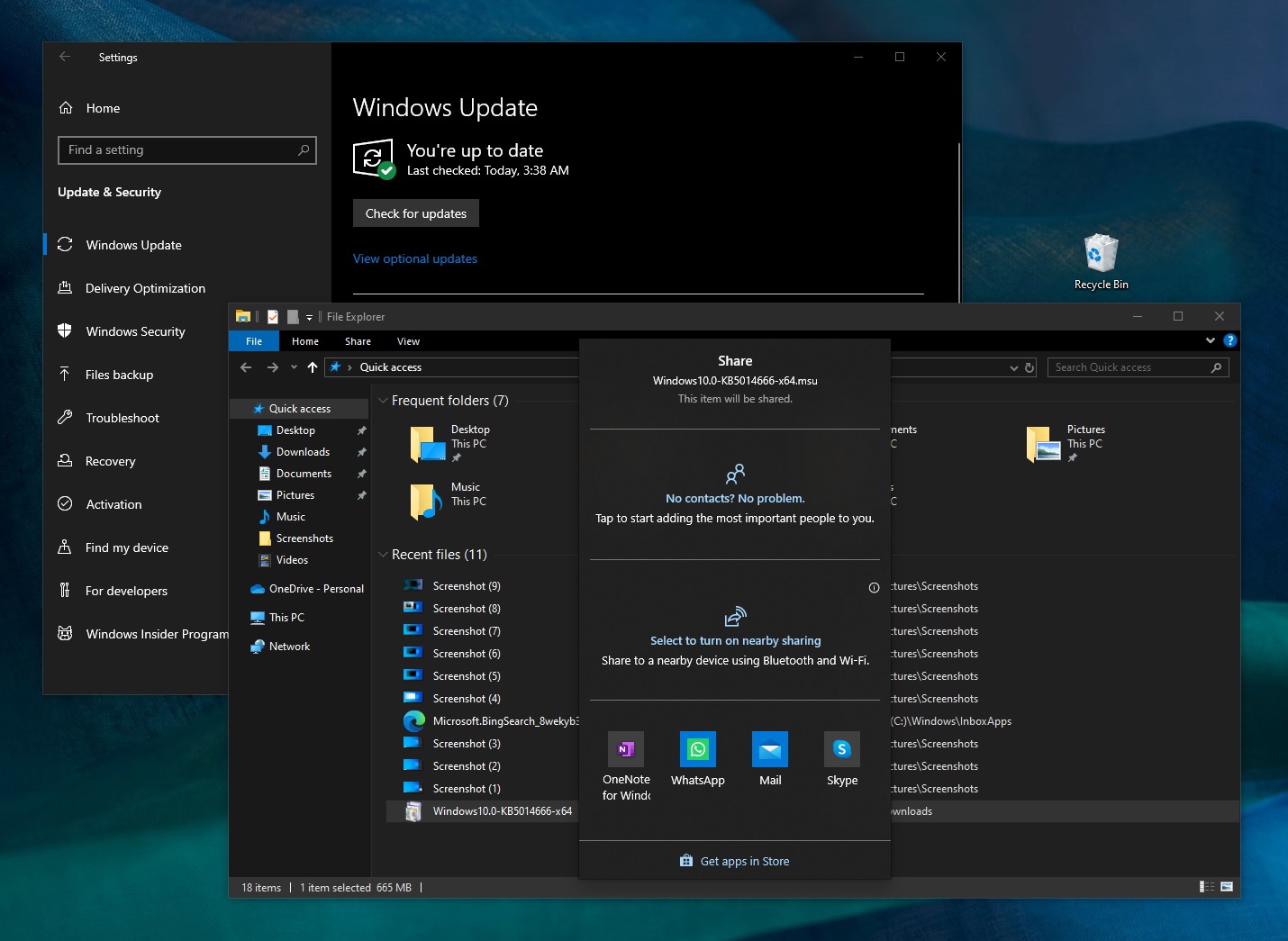 KB5035845 Windows Update new feature